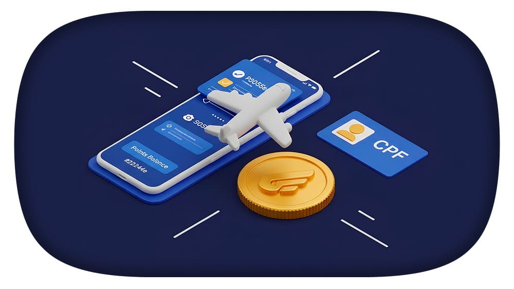 Imagem ilustrativa de como consultar milhas pelo CPF.