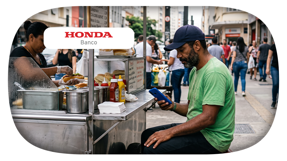 Número e canais para negociar dívida com a Honda